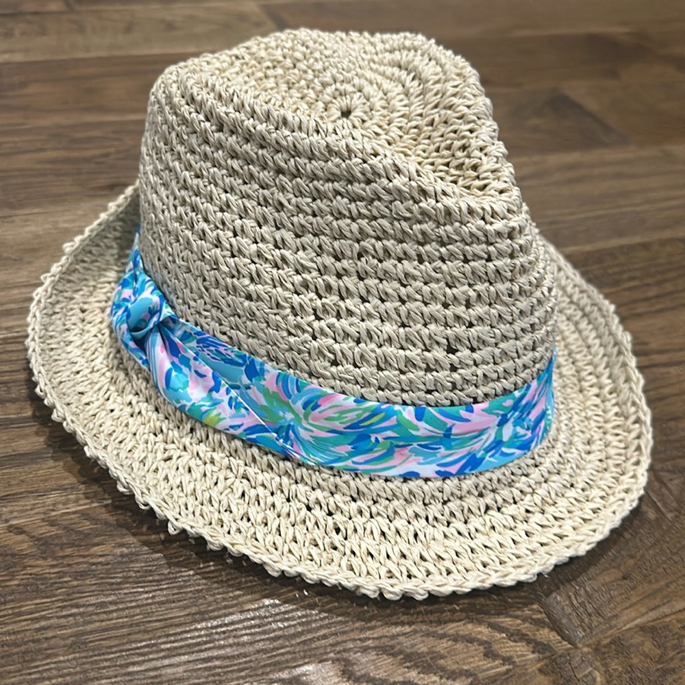 Lilly Pulitzer straw hat, NWOT